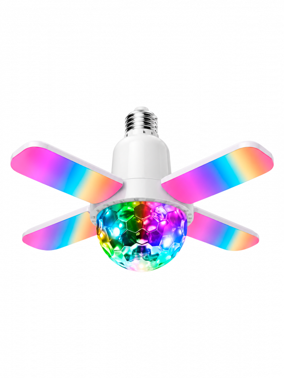 Потолочный светильник RGB с Bluetooth колонкой и пультом 24 Вт E27 Огонёк OG-LDP60